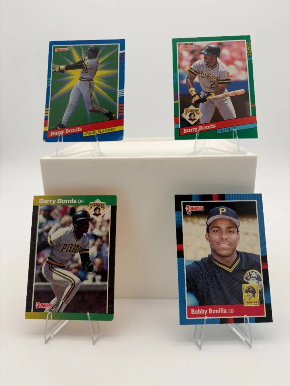 Lot of 8 Baseball Cards Pittsburg Pirates 3 Barry Bonds 1 Bobby Bonilla 4 others